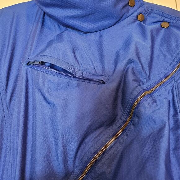 Rodeo Vintage Retro Ski Suit Snowsuit One Piece Unisex Royal Blue - Picture 13 of 15